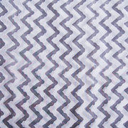 Handmade Zig Zag Block Printed Cotton Dressmaking Fabric - CraftJaipur